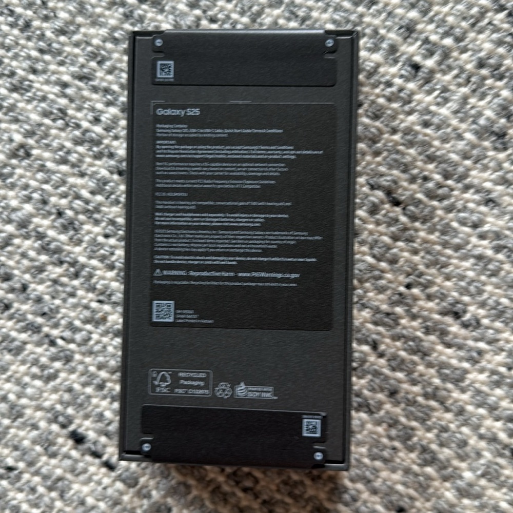 Samsung Galaxy S25 Blueblack 256 GB Brand New Unopened - Picture 3 of 5